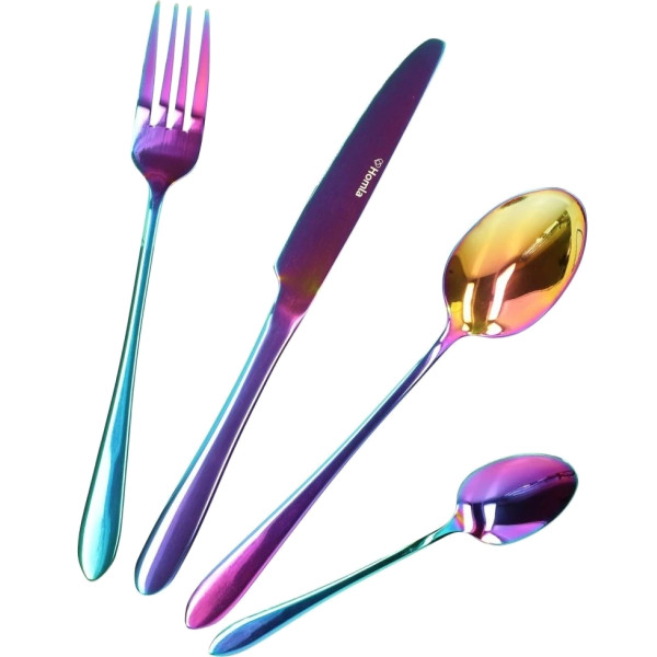 Фото - Набір столових приборів OWIM 16 пр. RAINBOW (HG07319B) Фото - Набір столових приборів OWIM 16 пр. RAINBOW (HG07319B)