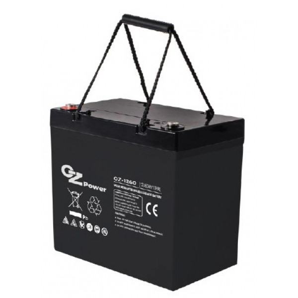 Фото - Акумулятор для ДБЖ OZ Power 12V 60AH (OZ12V060)