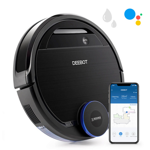 Фото - Робот-пилосос миючий Ecovacs DEEBOT OZMO 930 Black (DG3G)