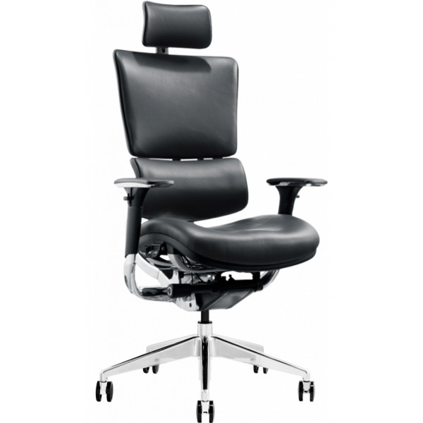 Фото - Крісло офісне GT Racer X-807 Leather Black (P-02)