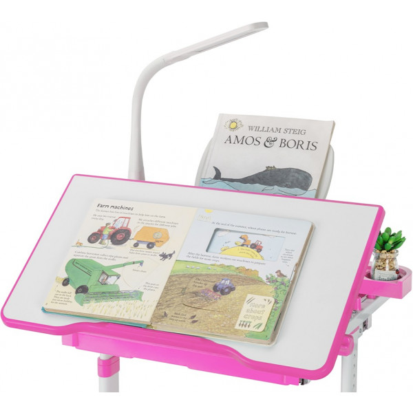 Фото - Комплект меблів шкільний 2 елементи FunDesk Bellissima Pink