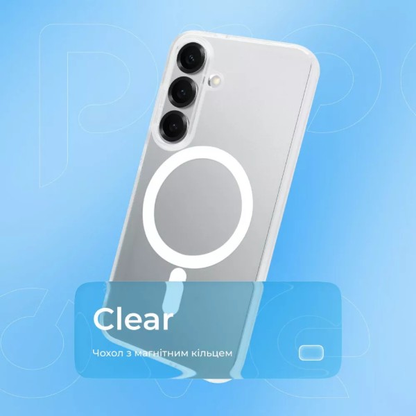 Фото - Чохол для смартфону Proove Clear Case with Magnetic Ring Samsung Galaxy S26 FE clear (PCCLSGFE2601)