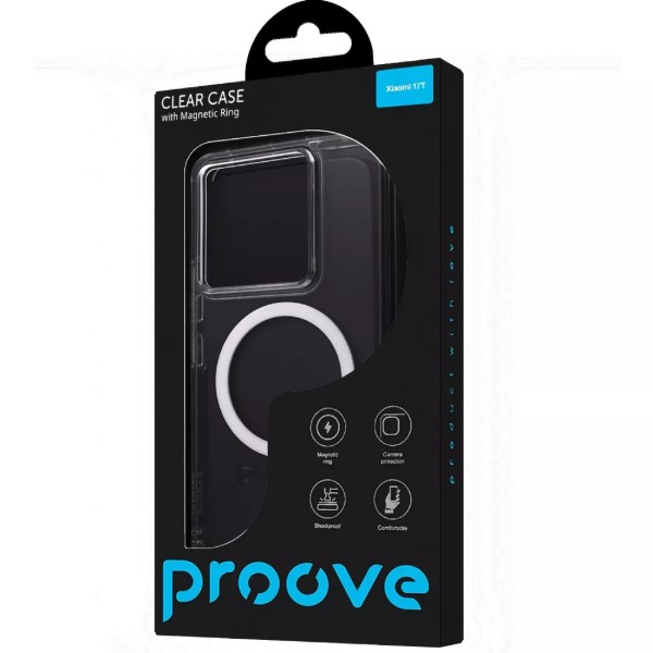 Фото - Чохол для смартфону Proove Clear Case with Magnetic Ring Xiaomi 17T clear (PCCLX0T01701)