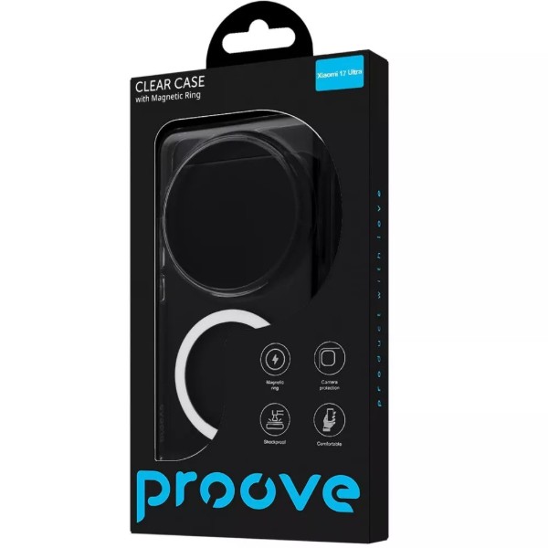 Фото - Чохол для смартфону Proove Clear Case with Magnetic Ring Xiaomi 17 Ultra clear (PCCLX0TU1701)