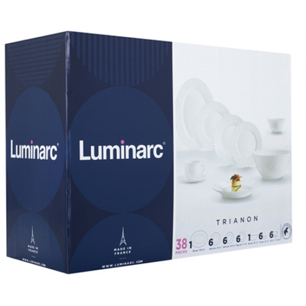 Фото - Столовий сервіз Luminarc Trianon 38 пр. (P0307)