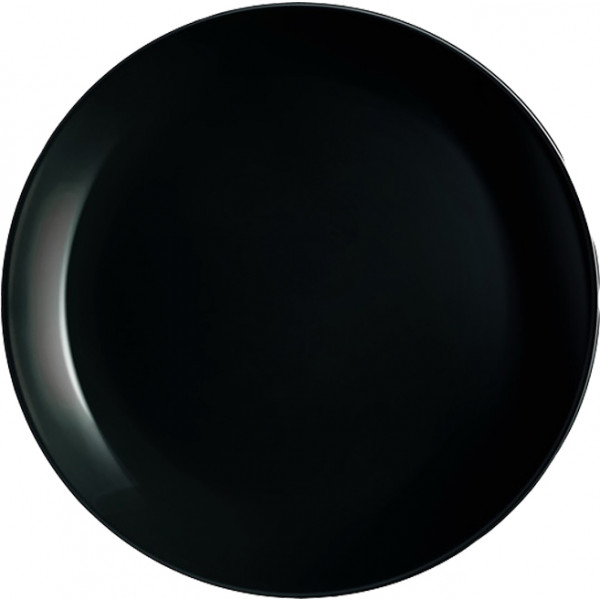 Фото - Тарілка обідня Luminarc Diwali Black 25 см (P0867)