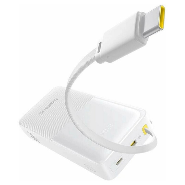 Фото - Батарея мобільна Baseus Bipow 2 20000mAh 20W with USB-C White (P10077101213-01)