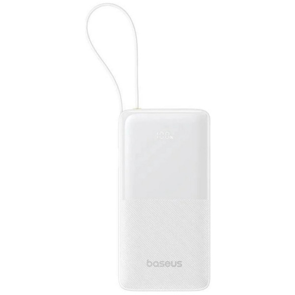 Фото - Батарея мобільна Baseus Bipow 2 20000mAh 20W with USB-C White (P10077101213-01)