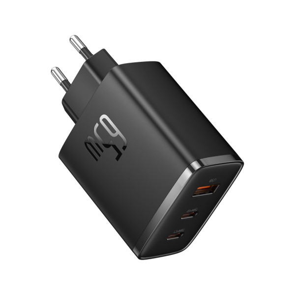 Фото - Сетевое зарядное устройство Baseus Cube Pro Fast Charger 2C+U 65W EU Cluster Black (P10152301113-00)