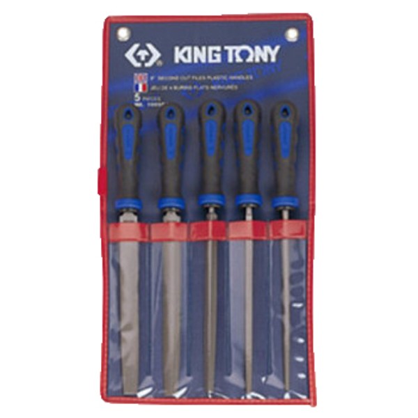 Фото - Напилок KING TONY 5 шт. 10" в чохлі (KP1015GQ)
