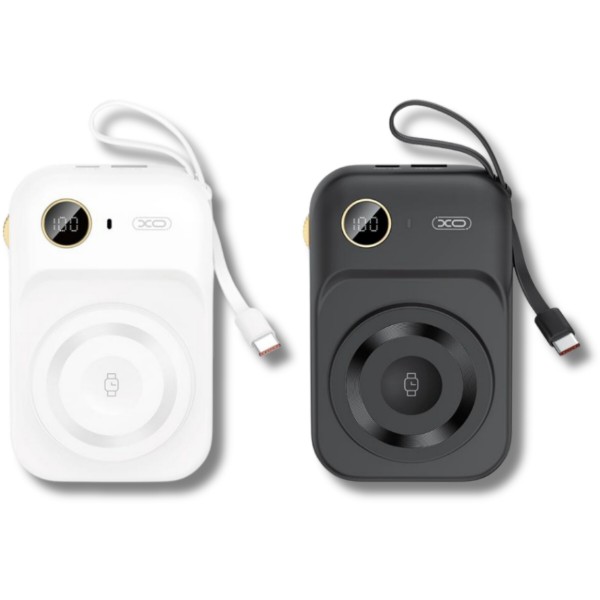 Фото - Батарея мобильная XO PR270 Magnetic MagSafe 15W 3-in-1+PD20W/QC22.5W 10000 mAh White