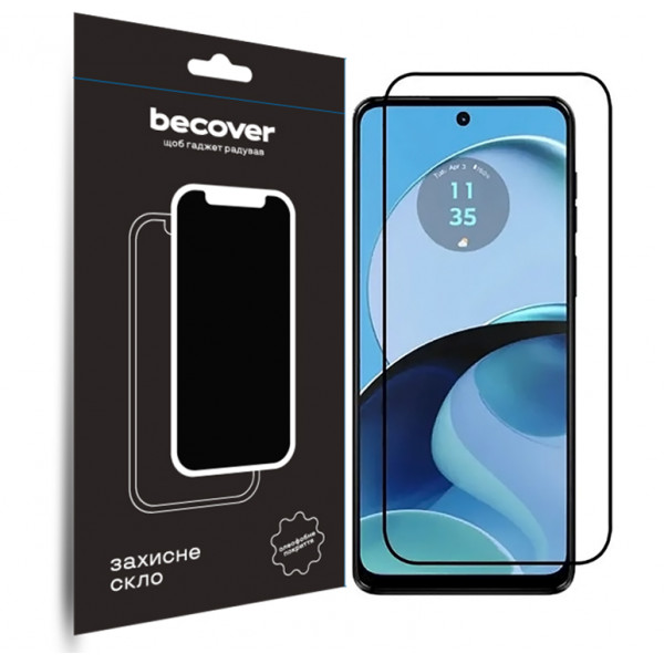 Фото - Захисне скло для смартфону BeCover Motorola Moto G14 Black (709935)