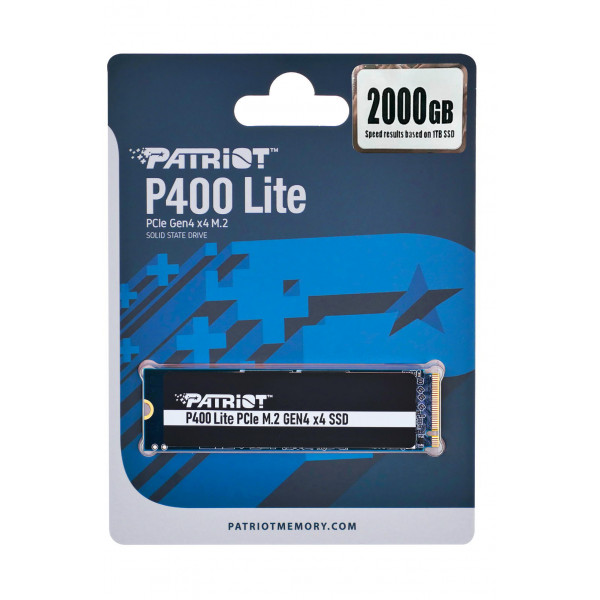 Фото - SSD-накопичувач внутрішній Patriot P400 Lite M.2 2TB PCIe 4.0 (P400LP2KGM28H)