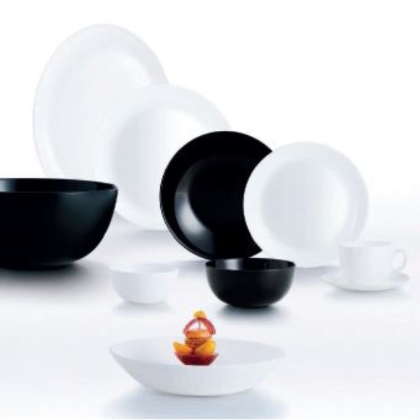 Фото - Столовий сервіз Luminarc Diwali Black&White 44 пр. (P4678)