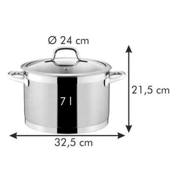 Фото - Каструля tescoma 780225 President 24 см 7.0 л