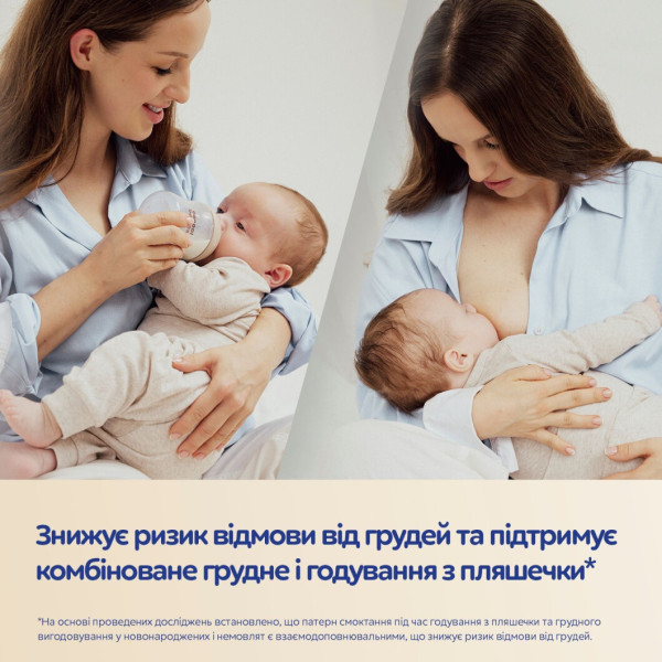 Фото - Бутылочка для кормления Canpol babies Natural Shape с соской Dual-zone 150 мл (35/400)