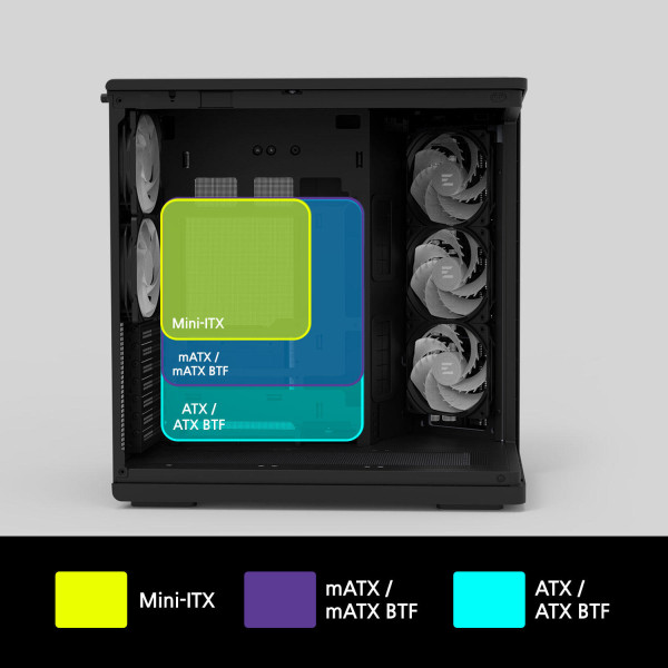 Фото - Корпус Zalman P60 без БП Black (P60BLACK)