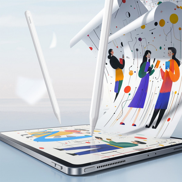 Фото - Уцінка - Стилус Baseus Smooth Writing 3 Wireless Charging Stylus Active White (P80080806213-00)