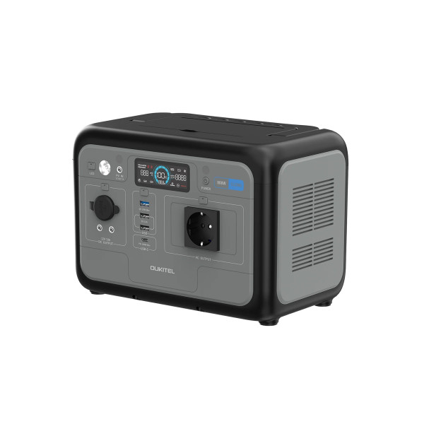 Фото - Зарядна станція універсальна OUKITEL P800 (800 Вт, 512 Вт/год)