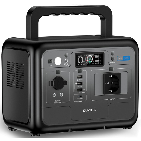 Фото - Зарядна станція універсальна OUKITEL P800 (800 Вт, 512 Вт/год)