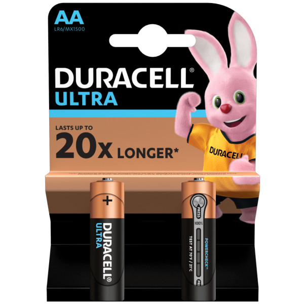 Фото - Батарейка тип AA Duracell MN/MX1500 Ultra (LR-06) 2шт.