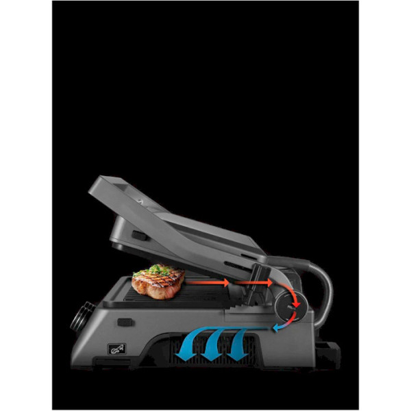 Фото - Гриль-барбекю електричний Polaris PGP 7003 SMOKELESS Graphite