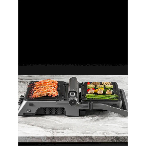 Фото - Гриль-барбекю електричний Polaris PGP 7003 SMOKELESS Graphite