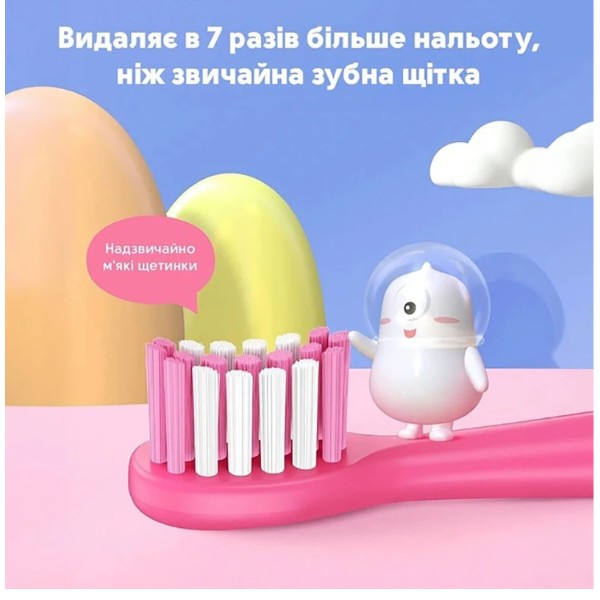 Фото - Зубна щітка електрична Bitvae Smart K7S Kids Pink (K7S-p)