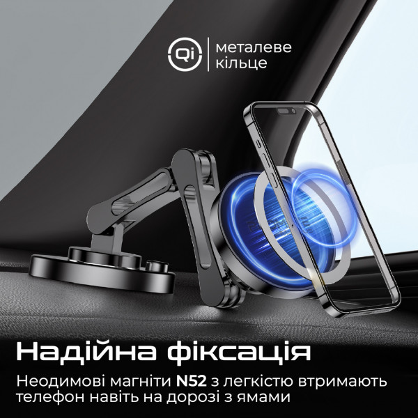 Фото - Автотримач Promate magnus