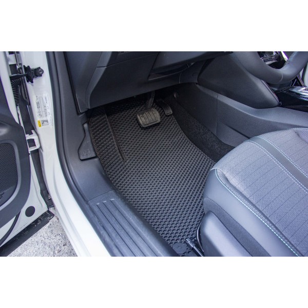 Фото - Коврики из экокожи в салон авто передние EVAtech ECO для 2008 Peugeot 2019 2 поколение SUV EU PT12767AV2AV2BBB