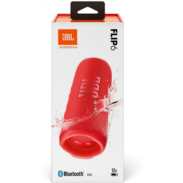 Фото - Портативная акустика JBL Flip 6 Red (JBLFLIP6RED)