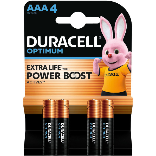 Фото - Батарейка тип AAA Duracell LR03 KPD 04*10 OPTIMUM УП. 1X4 ШТ