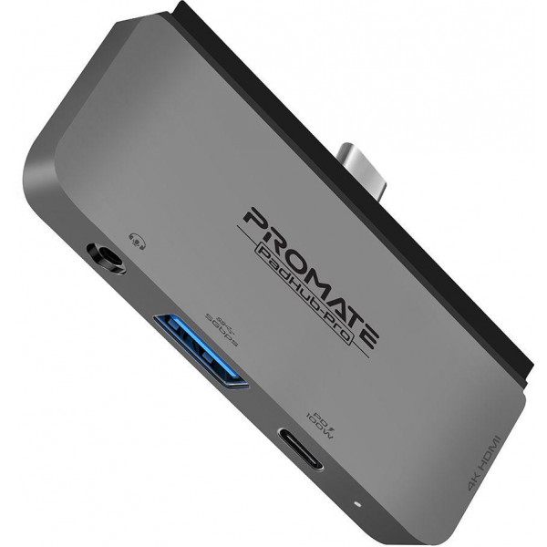 Фото - Хаб USB Promate Padhub-Pro.Grey Фото - Хаб USB Promate Padhub-Pro.Grey