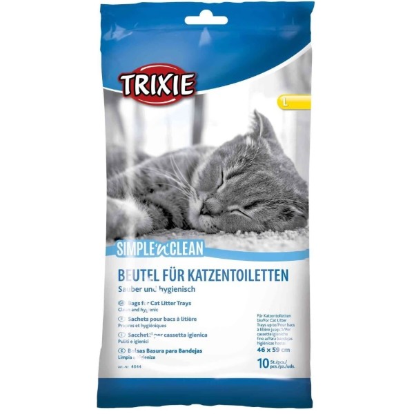Фото - Пакеты для кошачьего лотка Trixie L 59х46 см 10 шт. (4011905040448) Фото - Пакеты для кошачьего лотка Trixie L 59х46 см 10 шт. (4011905040448)