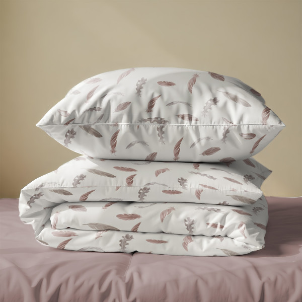 Фото - Комплект постільної білизни Zastelli Y10536-6/Pale Mauve жатка 200х220 Різнокольоровий (23023)