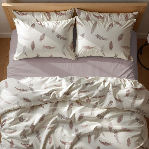 Фото - Комплект постільної білизни Zastelli Y10536-6/Pale Mauve жатка 200х220 Різнокольоровий (23023)