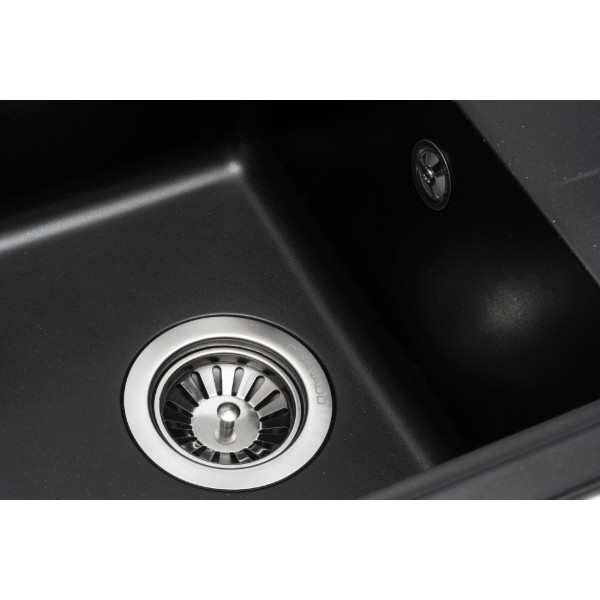 Фото - Мойка кухонная GRANADO Palma Black Shine