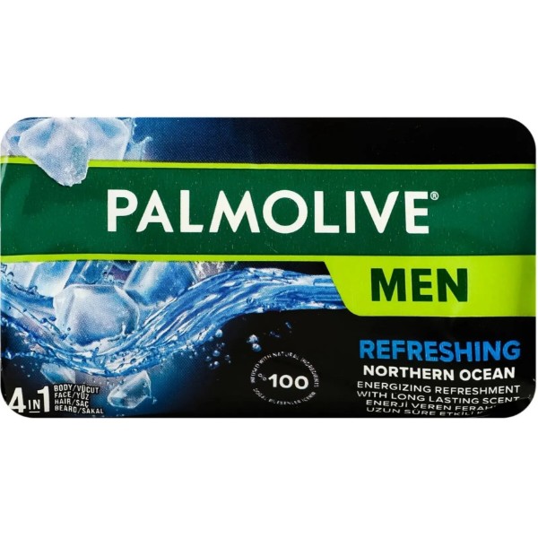 Фото - Тверде мило Palmolive 90 г д/чоловіків Northern Ocean 4в1 (8718951789272)