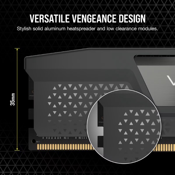 Фото - Память DDR Corsair VENGEANCE DDR5 32GB (2 x 16GB) 6000 CL38-48-48-96 1.35V Intel XMP & AMD EXPO GREY (CMK32GX5M2D6000Z38)