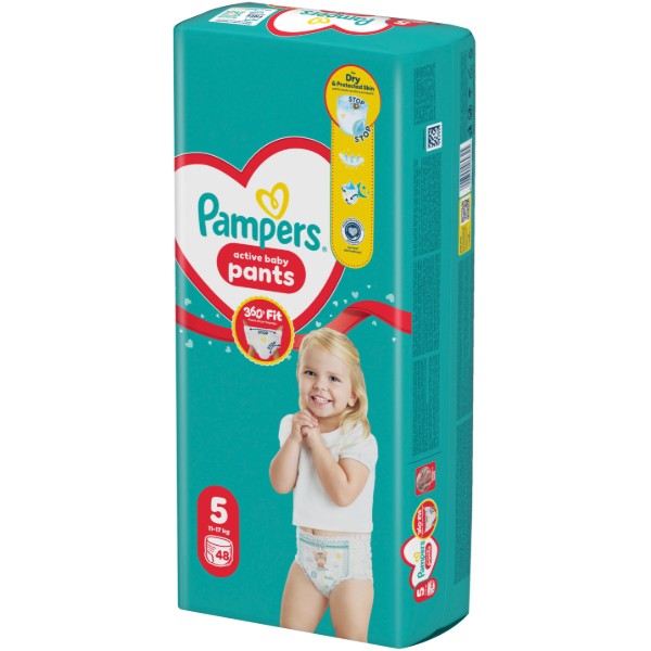 Фото - Одноразовые подгузники-трусики Pampers Active Baby Pants Размер 5 (11-17 кг) 48 шт. (80815114)