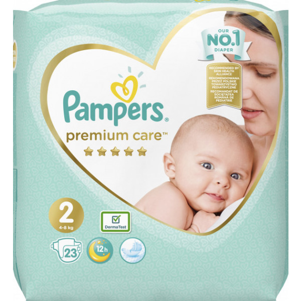 Фото - Одноразовые подгузники Pampers PAMPERS PREMIUM MICRO 2Р 22ШТ