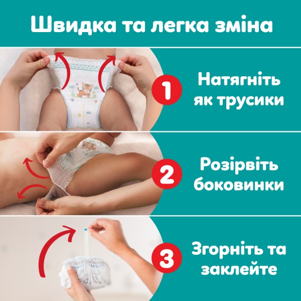 Фото - Одноразові підгузки-трусики Pampers Active Baby Pants Розмір 5 (11-17 кг) 136 шт (80893938)
