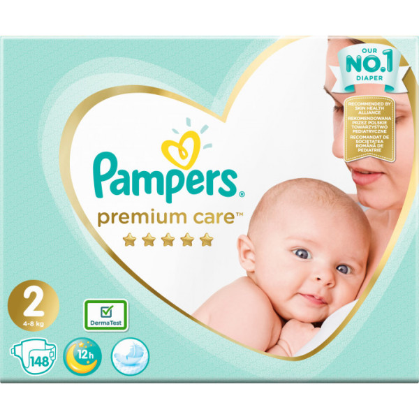 Фото - Одноразовые подгузники Pampers Premium 2 Mini 148 шт. (4015400770275)
