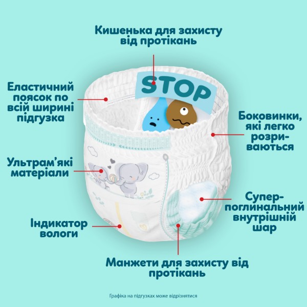 Фото - Одноразовые подгузники-трусики Pampers Premium Care Pants Размер 7 (15+ кг) 62 шт (80895128)