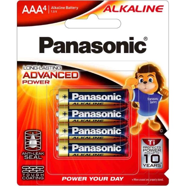 Фото - Батарейка тип AAA Panasonic Alkaline Power лужна, 4 шт. (LR03T/4B)