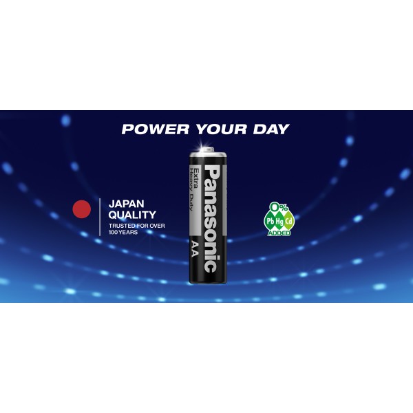 Фото - Батарейка тип AA Panasonic Extra Heavy Duty угольно-цинковая, 4 шт. (R6NPT/4B)