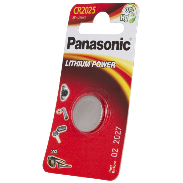 Фото - Уценка - Батарейка тип CR2025 Panasonic CR 2025 BLI 1 LITHIUM