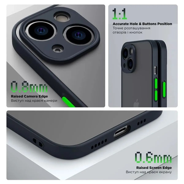 Фото - Чохол для смартфону Armorstandart Frosted Matte for Tecno Spark 10 Pro (KI7) Navy Blue (ARM70500)