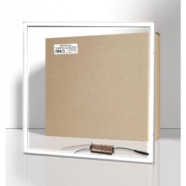 Фото - Світлодіодний світильник EVROLIGHT PANEL-ART-50 6400K + 4 троси по 1 м з фурнітурою (000057132)
