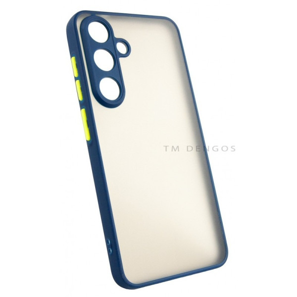 Фото - Чохол для смартфону DENGOS Matt for Samsung Galaxy S25 SM-S931 Blue (DG-TPU-MATT-162)